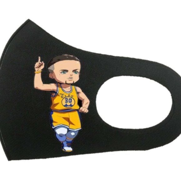 Stephen Curry Face Mask- Washable Reusable - Picture 2 of 3